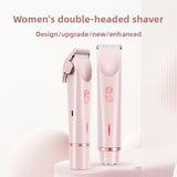 Double Head USB Rechargeable Hair Removal Shaver