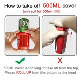 Silicone Beer Can Cover protector Hide Your Beverage Can Beer Can Sleeve hide a beer for golf basketball park beach 330 to 500ml