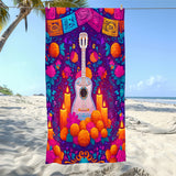 Mexican Day of the Dead Beach Towel