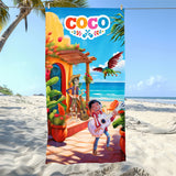 Mexican Day of the Dead Beach Towel
