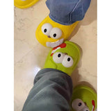 Big-Eyed Dog Design Couple Slippers